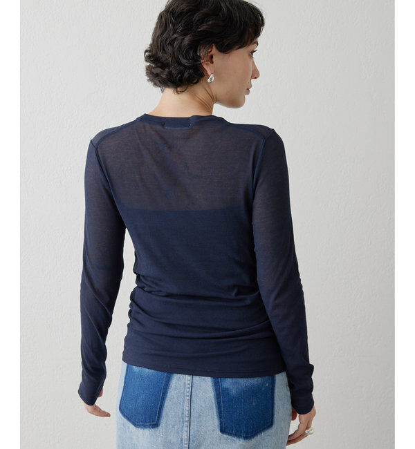  「シアーフライスクルーネックプルオーバー」|Tシャツ・カットソー|