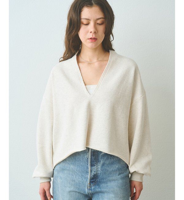  「スウェットVネックプルオーバー２」|Tシャツ・カットソー|