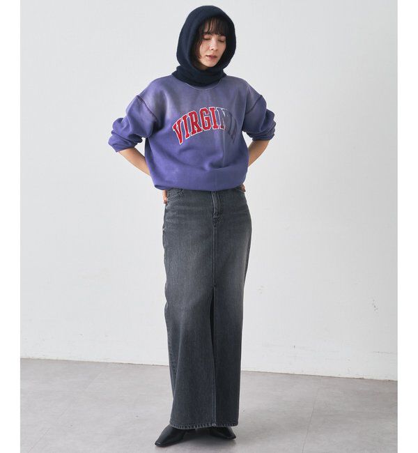  「デニムスリットスカート」|スカート|