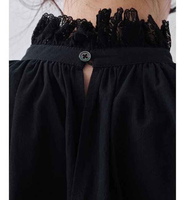  「レースギャザーブラウス」|シャツ・ブラウス|