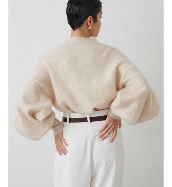 THE PAUSE「【THE PAUSE】バレルスリーブニット」|ニット・セーター|