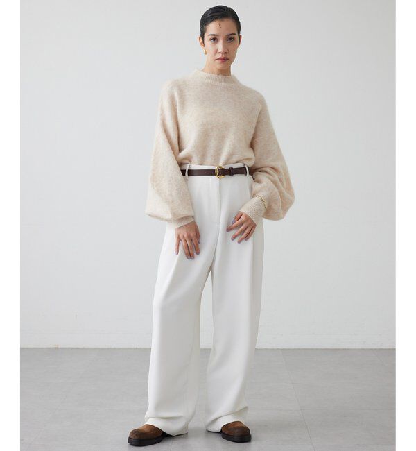 THE PAUSE「【THE PAUSE】バレルスリーブニット」|ニット・セーター|