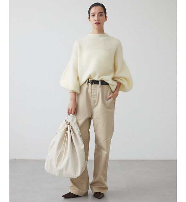 THE PAUSE「【THE PAUSE】バレルスリーブニット」|ニット・セーター|