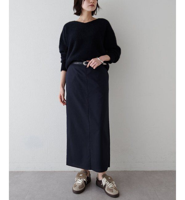  「フォックスウール Vネックプルオーバー」|ニット・セーター|