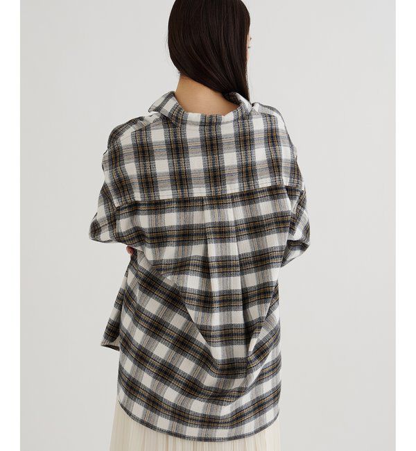  「ピケチェックシャツ」|シャツ・ブラウス|