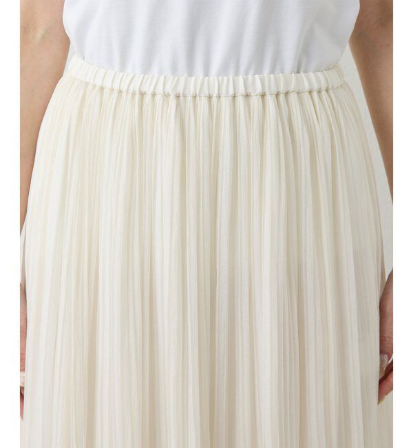  「オーガンジーティアードスカート」|スカート|