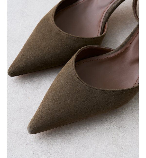 Hoaw.「【Hoaw.】スエードポインテッドパンプス」|その他|