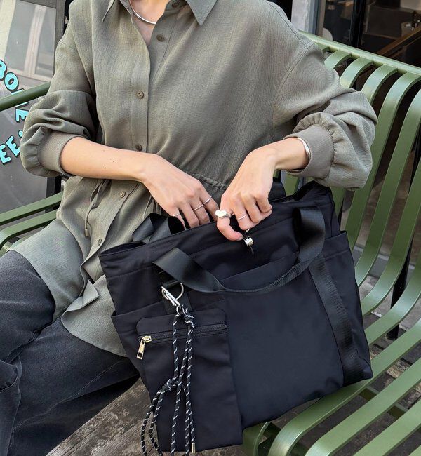  「【強撥水/軽量/キャリーオン】強撥水10ポケットトートバッグ」|トートバッグ|