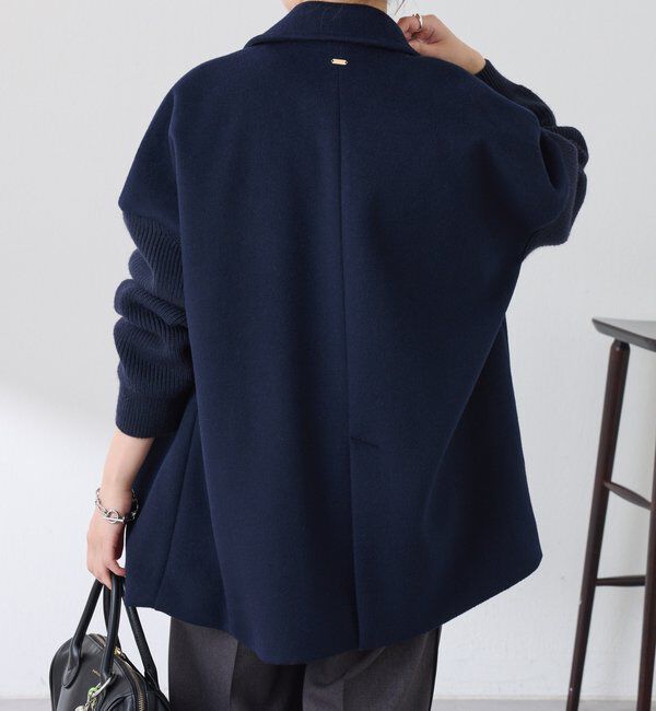  「ニットスリーブダブルコート」|その他|