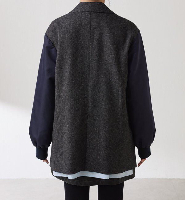  「3つ釦コンビスリーブジャケット」|ベスト・ジレ|