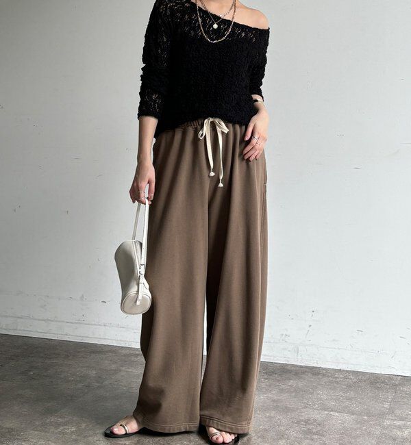  「ドロストスウェットパンツ」|チノ|