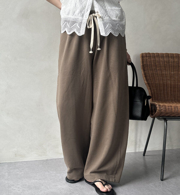  「ドロストスウェットパンツ」|チノ|