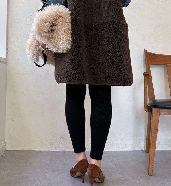  「裏シャギーニットレギンス」|チノ|