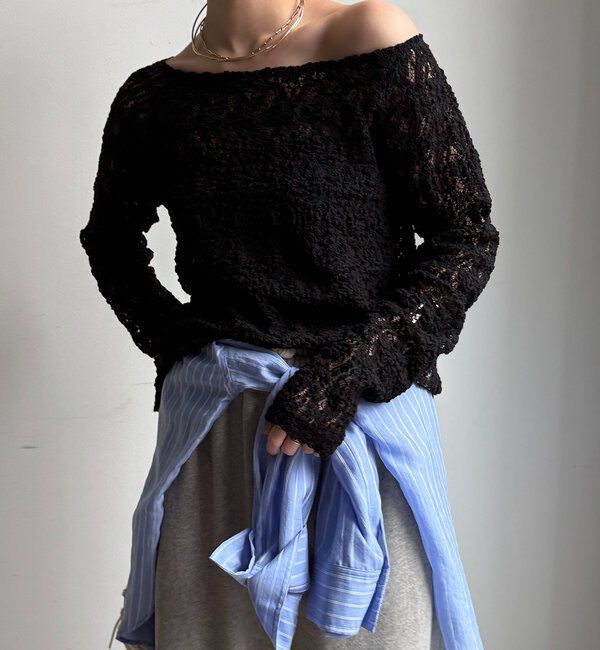  「レースオフショル」|Tシャツ・カットソー|