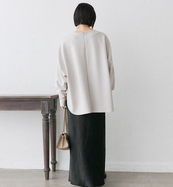  「【楽ちんキレイ】ダンボールポンチョプルオーバー」|Tシャツ・カットソー|