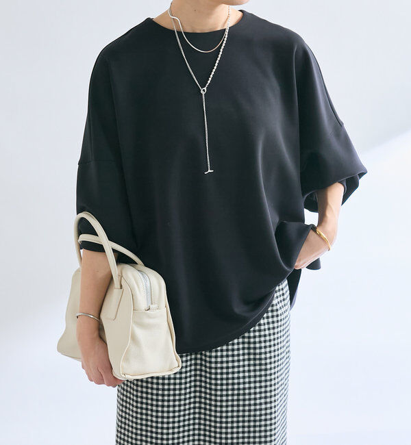  「【楽ちんキレイ】ダンボールポンチョプルオーバー」|Tシャツ・カットソー|