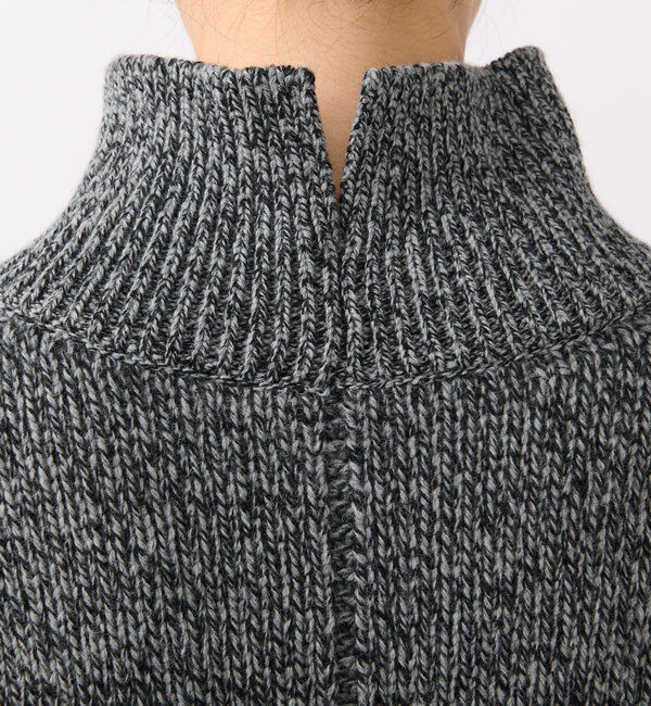  「【暖かな素材感/リバイバル】MIXヤーンタートルニット」|ニット・セーター|