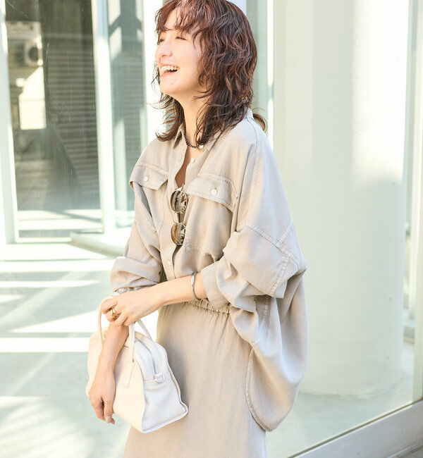  「【セットアップ可】ガーメントダイワイドシャツ」|シャツ・ブラウス|