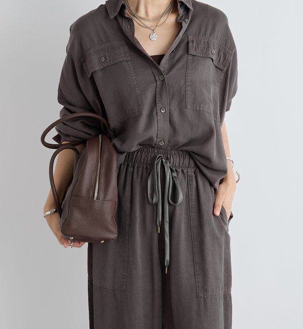  「【セットアップ可】ガーメントダイワイドシャツ」|シャツ・ブラウス|