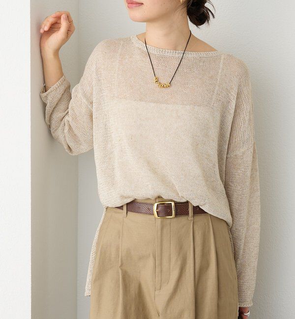  「メランジルーズニット」|ニット・セーター|