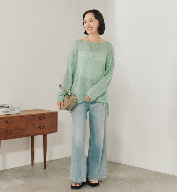  「メランジルーズニット」|ニット・セーター|