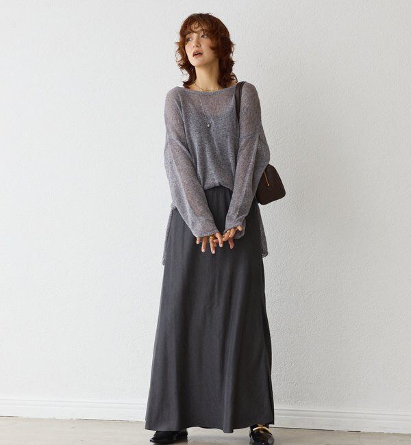  「メランジルーズニット」|ニット・セーター|