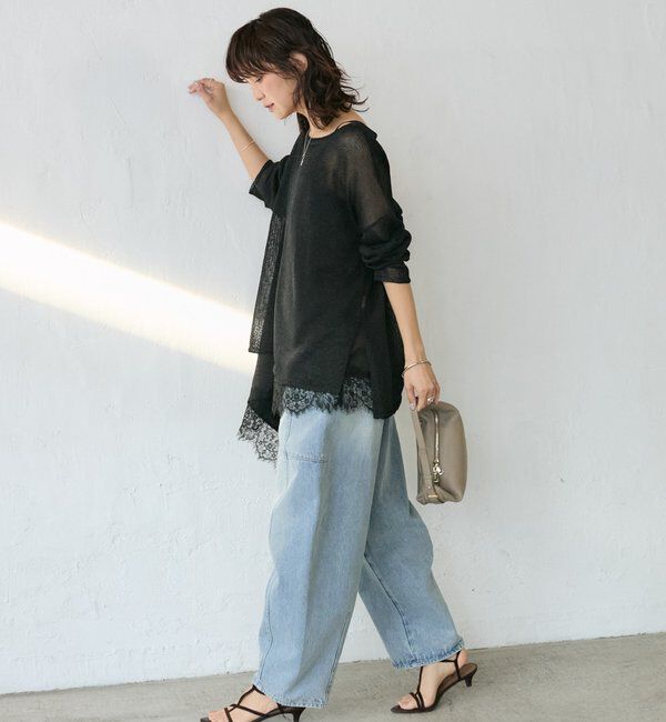  「メランジルーズニット」|ニット・セーター|