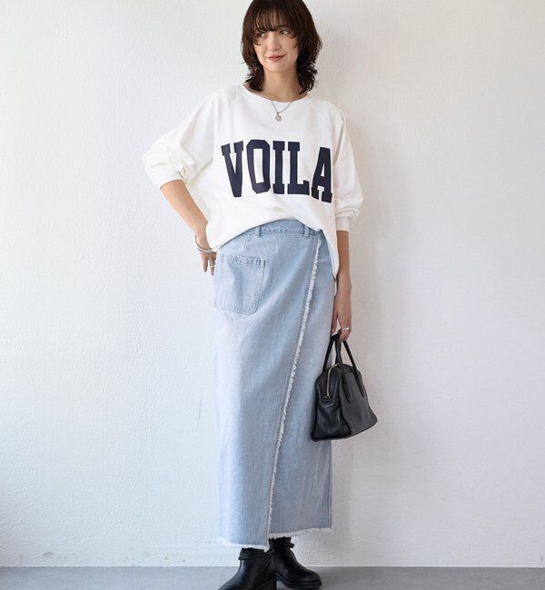  「【Yossshiiii企画】ワイドロゴカットオフスエット」|Tシャツ・カットソー|