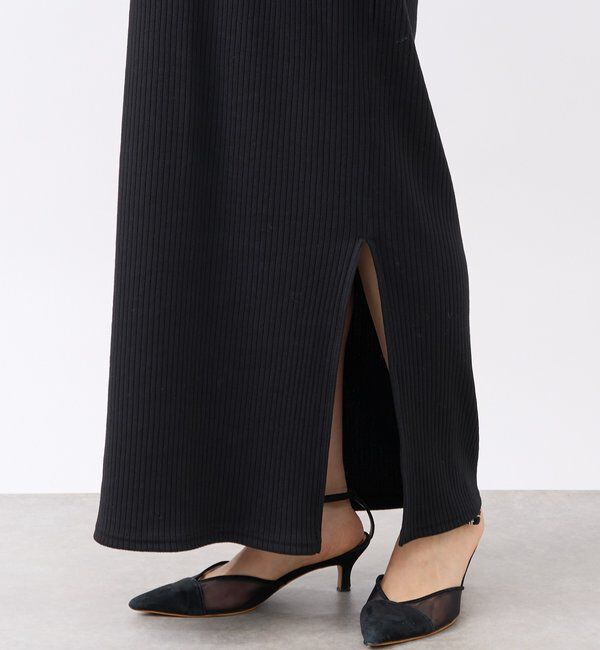  「【全骨格細見え】NEW2WAYロングリブワンピース」|ワンピース|