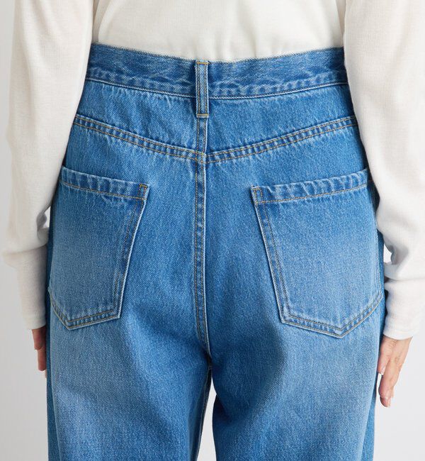  「【MONN.:.(モン)】バギーデニムパンツ」|デニム|