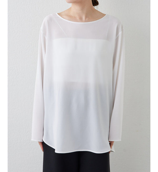  「ラウンドブラウスTee」|シャツ・ブラウス|
