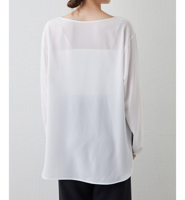  「ラウンドブラウスTee」|シャツ・ブラウス|