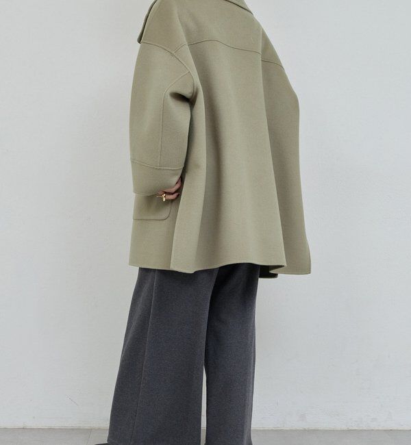  「【HERITANOVUM】スタンドカラーリバーコート」|その他|