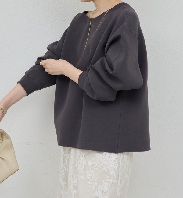  「【新色BR登場！】【大人のスウェット】ボートネックスウェット」|Tシャツ・カットソー|