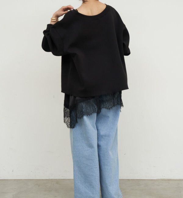  「【新色BR登場！】【大人のスウェット】ボートネックスウェット」|Tシャツ・カットソー|