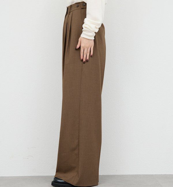  「【SACHIKOコラボ】2タックワイドパンツ」|チノ|