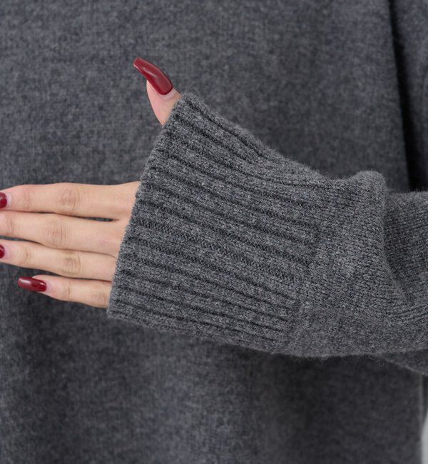  「【冬のお助けニット】メリノウールVニット」|ニット・セーター|