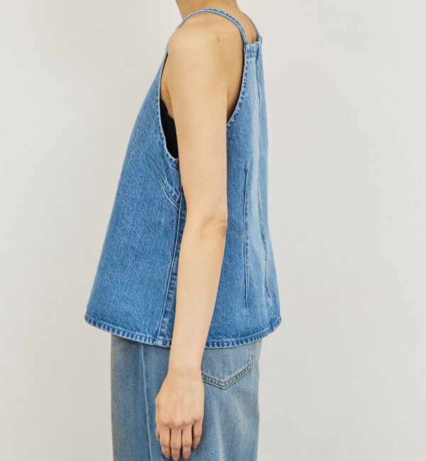  「【PEAS】デニムキャミブラウス」|シャツ・ブラウス|