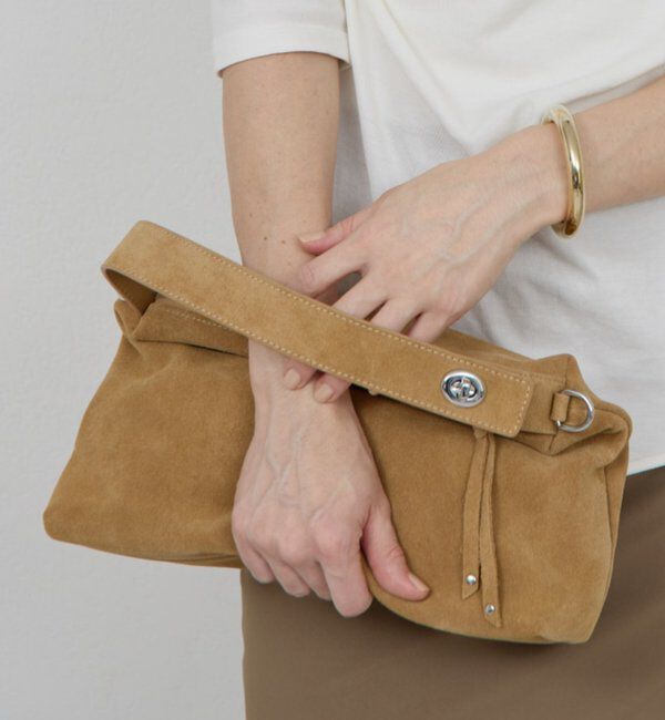  「【2.718】バックルワンショルダー」|トートバッグ|ベージュ