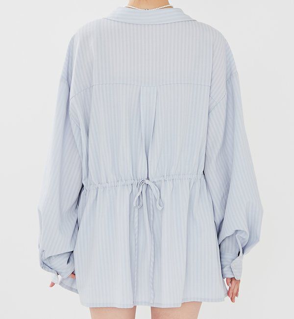  「[森川企画]レイヤードストライプドロストシャツ」|シャツ・ブラウス|