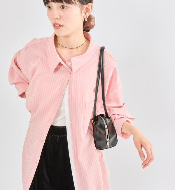  「[森川企画]レイヤードストライプドロストシャツ」|シャツ・ブラウス|