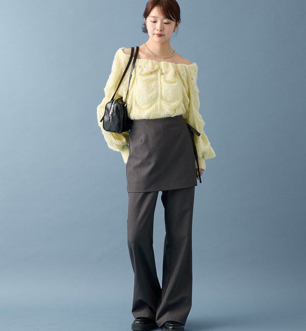  「ウェーブシアーホイップニット」|ニット・セーター|