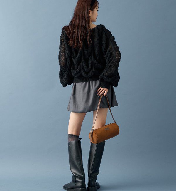  「ウェーブシアーホイップニット」|ニット・セーター|