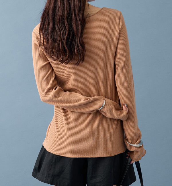  「起毛リブボタンカーディガン」|Tシャツ・カットソー|