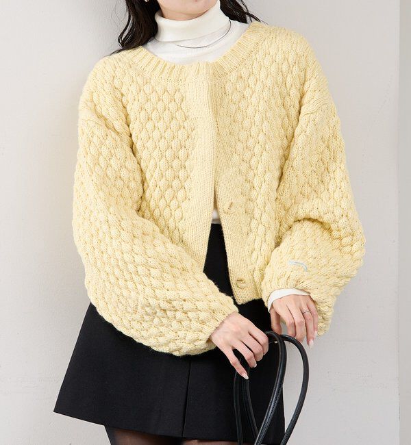  「ポコポコニットカーディガン」|カーディガン|
