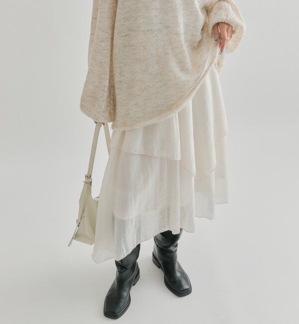  「フリルアシメスカート」|スカート|