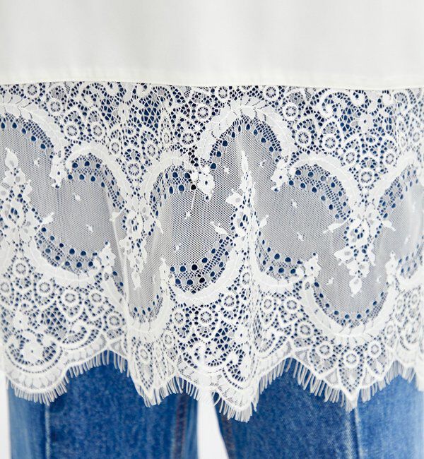  「レースサテンキャミソール」|シャツ・ブラウス|