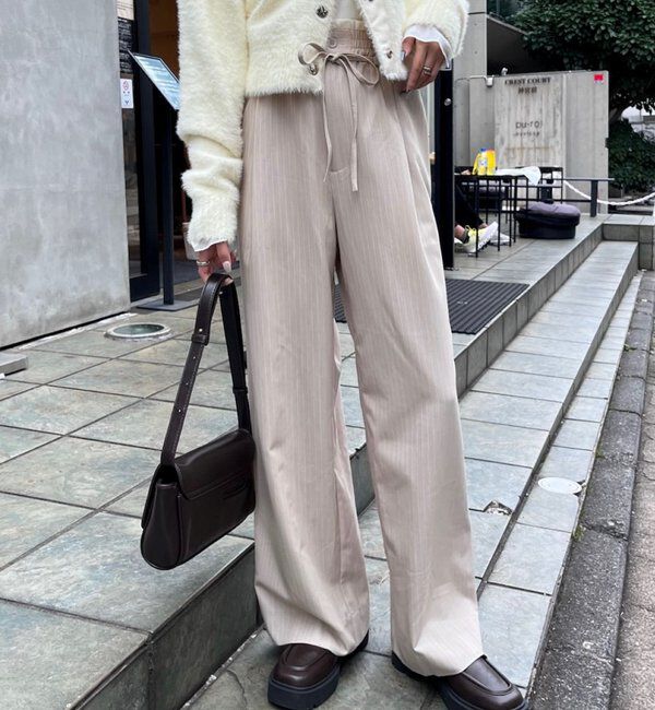  「Wベルトパンツ」|チノ|