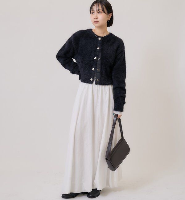  「ミンクライクジャケットカーディガン」|カーディガン|
