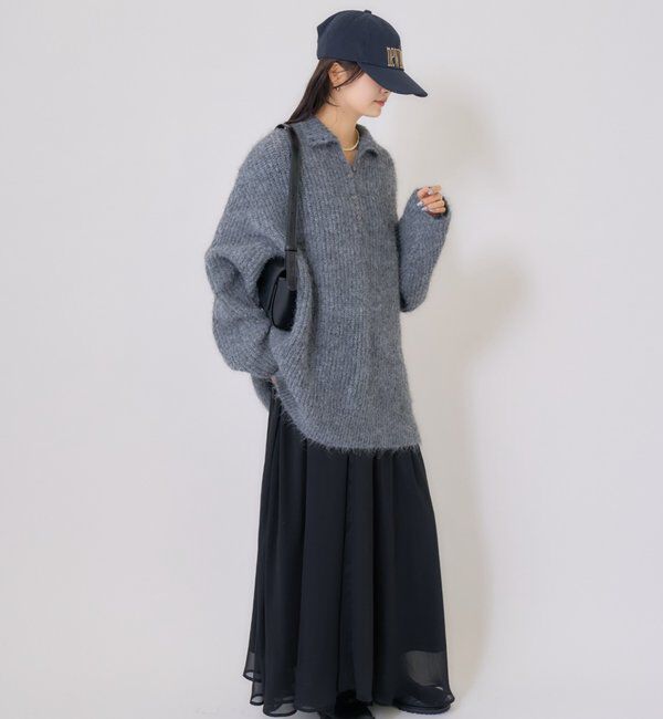  「シアーキャミSETワンピース」|ワンピース|